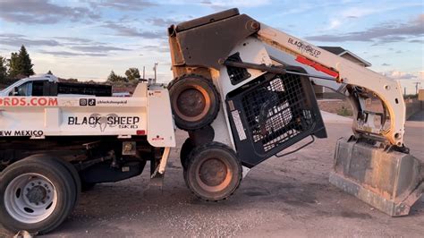 loading skid steer on gooseneck|Video Resources .